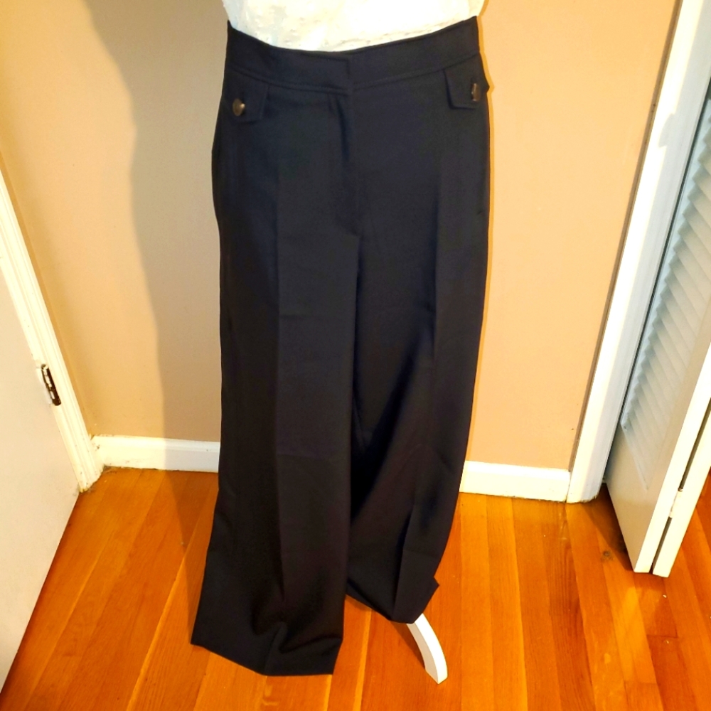 NEW Ann Taylor High Waist Wide Leg Pants Sz 8